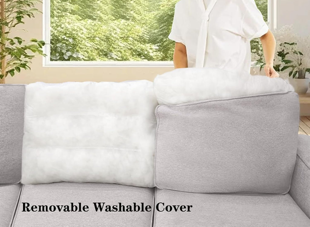 Legend Vansen Modular Sectional Sofa L Shaped Couch with Ottoman Modern Reversible Corner Sectional Couch for Living Room