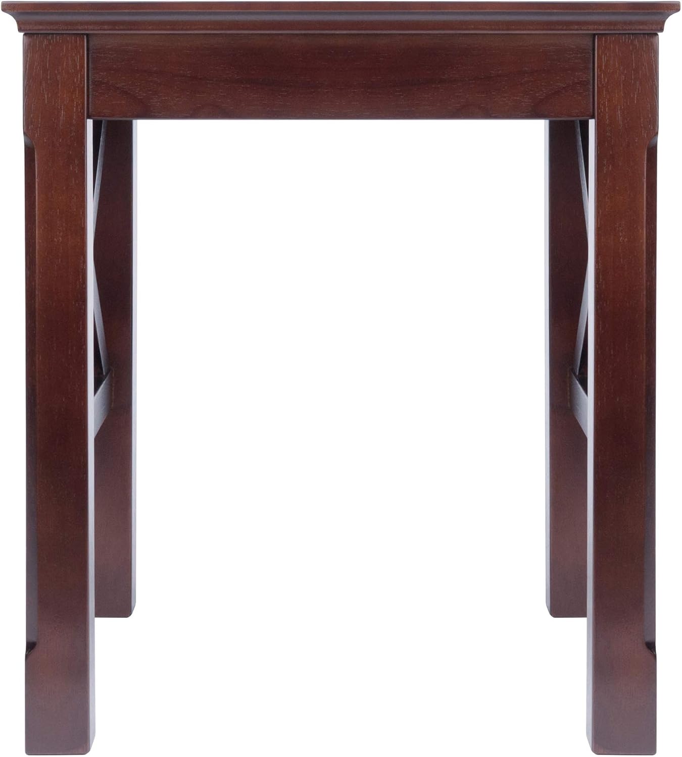 Winsome Xola Nesting Tables, Cappuccino | Small Square Coffee or End Table Set for Bedroom, Living Room, Den, Elegant Furniture for Any Home Decor