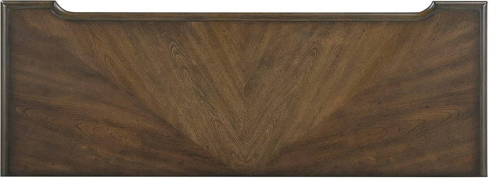 Lexicon Rectangle Wood Sofa Table with 2 Dovetail Drawers, Cherry Veneer Cons...