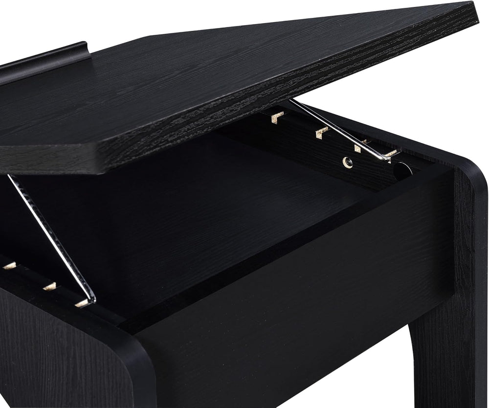 Coaster Home Furnishings - Ralston - Wood - C-Shaped Lift-Top Side Table with...