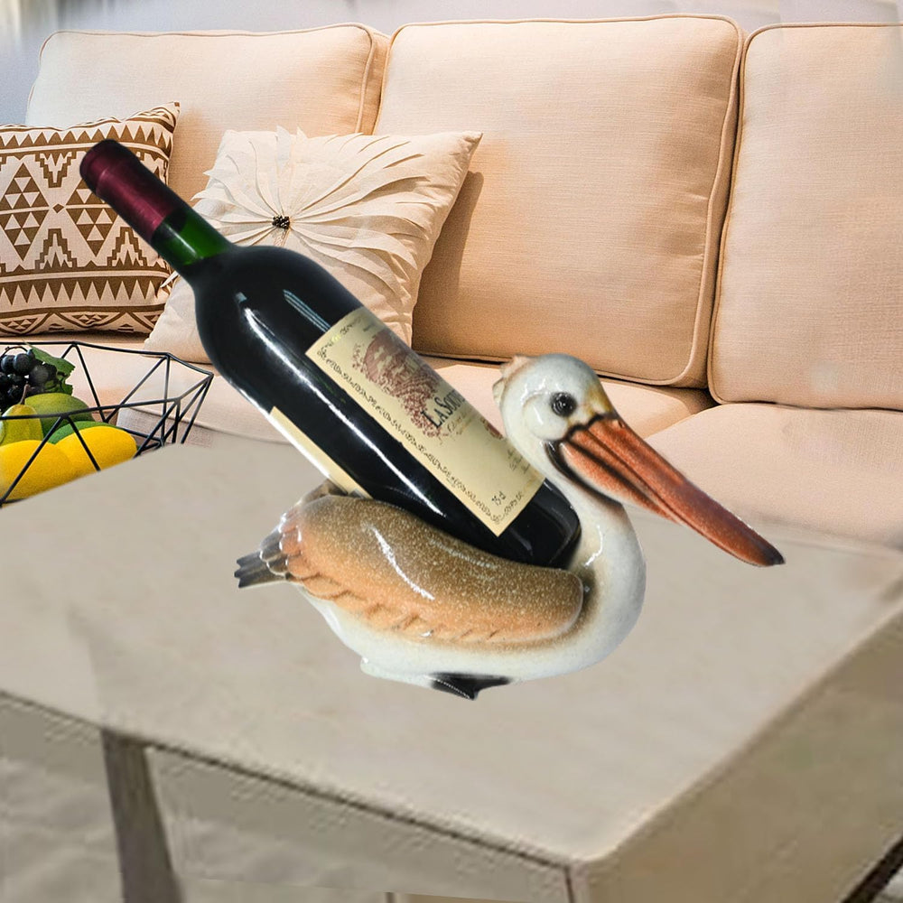 Beach Themed Tabletop Wine Rack Coastal Nautical Decor for Home Party | Pelic...