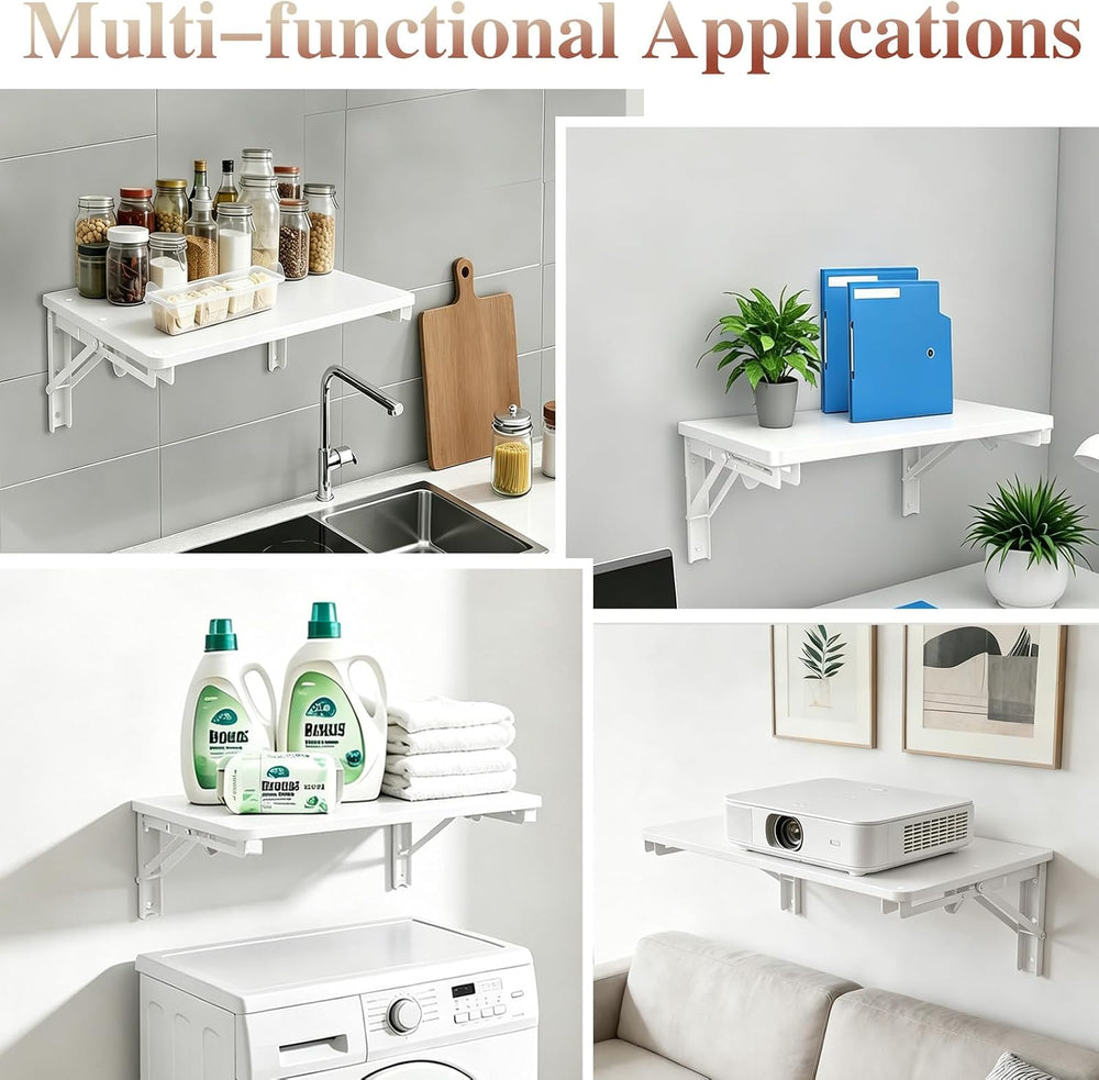 Folding Shelf Wall Mounted for Small Space,