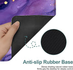 Purple Gaming Mouse Pad 35.4"x15.7"Desk Mat Anti-Slip Rubber Base & Durable Stitched Edges for Gamers Smooth Mouse Writing Surface for Desk Office/Home