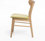 Christopher Knight Home Gloria Mid-Century Modern Dining Chairs (Set of 4), Green Tea and Natural Oak