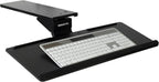 Mount-It! Under Desk Keyboard Tray – Adjustable Slide-Out Keyboard Drawer with Tilt & Swivel, 26.4" One-Piece Platform with Wrist Rest, Ergonomic Pull-Out Keyboard Holder