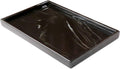 Bathroom Tray,Goporcelain Marble Tray for Bathroom Counter Decor Ceramic Perfume Organizer Vanity Tray for Dresser Jewelry Dish Key Plate Rectangle Marble Sink Trays Countertop Organizer Black,Medium