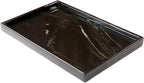 Bathroom Tray,Goporcelain Marble Tray for Bathroom Counter Decor Ceramic Perfume Organizer Vanity Tray for Dresser Jewelry Dish Key Plate Rectangle Marble Sink Trays Countertop Organizer Black,Medium