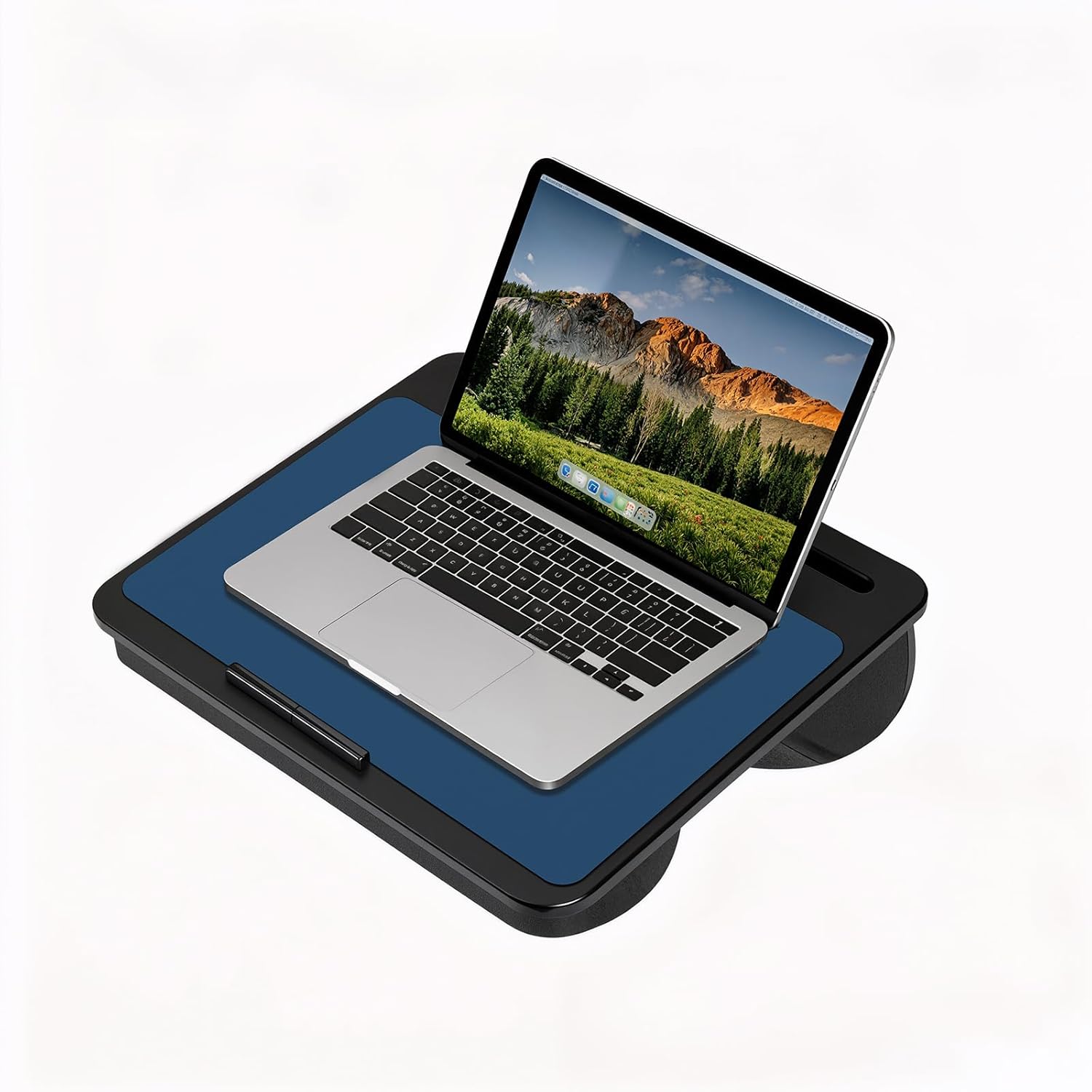 Jotsome Leather Desk Pad Mat, Non-Slip Desk Blotter Pad - Desk Protector for Office, Home, Lap Desk, Laptop, and Desktop, Gift for The Holidays or Christmas (Midnight Blue, 17" x 12")