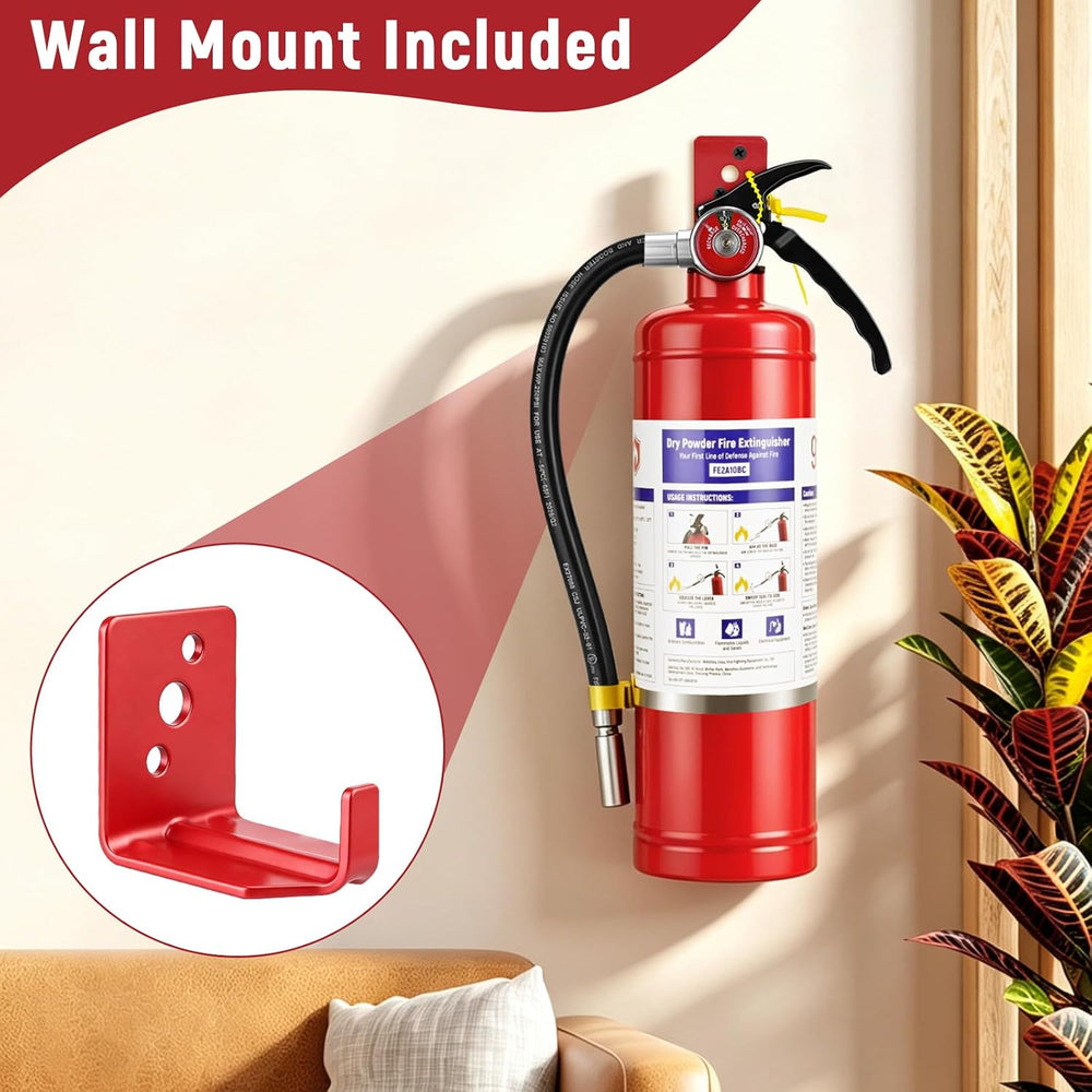 5lb ABC Dry Chemical Fire Extinguisher 2A:10B:C Rated ANSI/UL 299 Certified