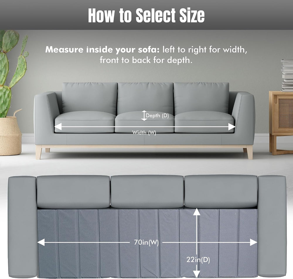 Heavy Duty Couch Cushion Support Board for Sagging Sofas, Foldable Plywood Un...