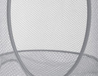 Libeder Mesh Hanging Storage Space Saver Bags Organizer,Foldable Storage Organizer 4 Compartments Toy Storage Basket for Kids Room Bathroom 2 Sets Grey