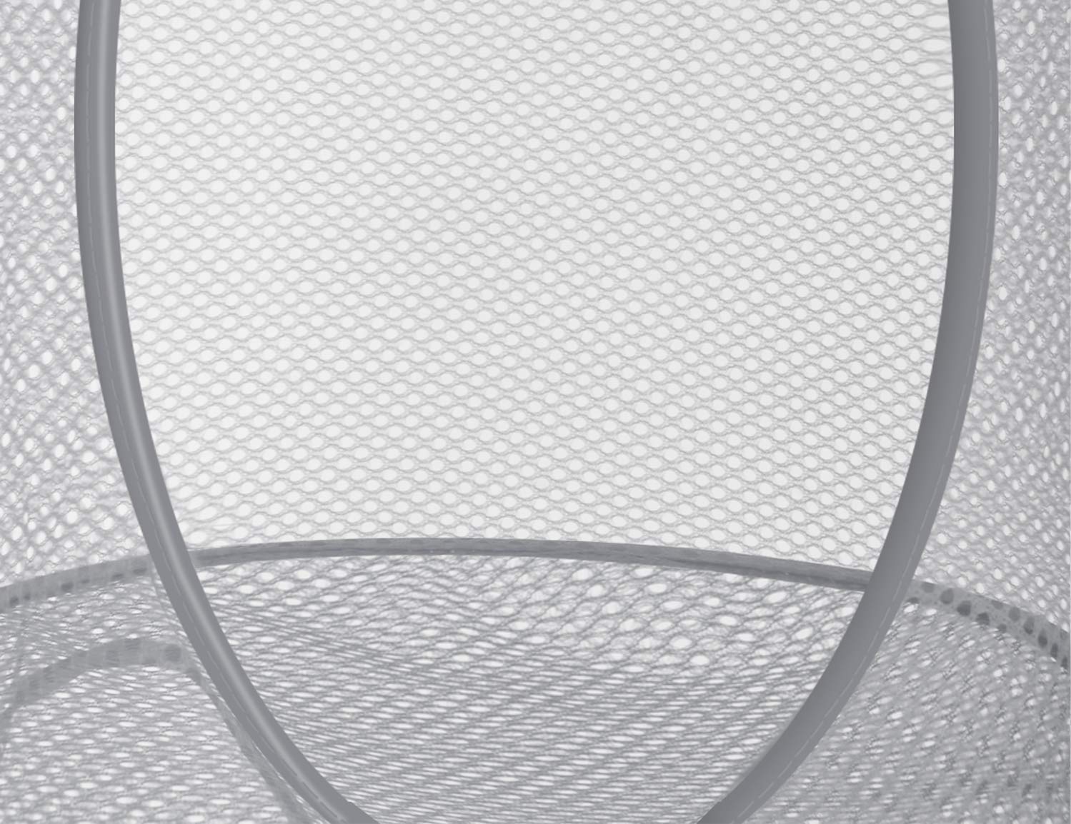 Libeder Mesh Hanging Storage Space Saver Bags Organizer,Foldable Storage Organizer 4 Compartments Toy Storage Basket for Kids Room Bathroom 2 Sets Grey