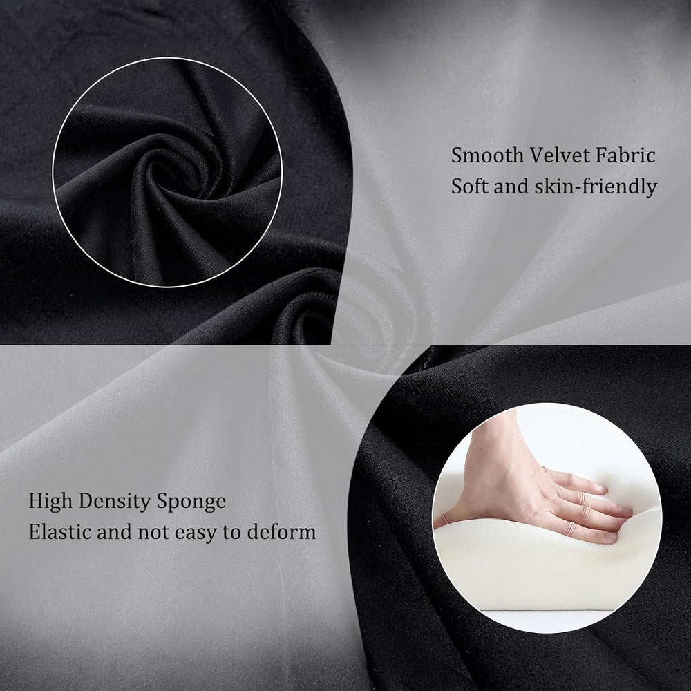 Furniliving Vanity Chair, Salon Chair Flexible Round-Back, 360° Accent Chair ...