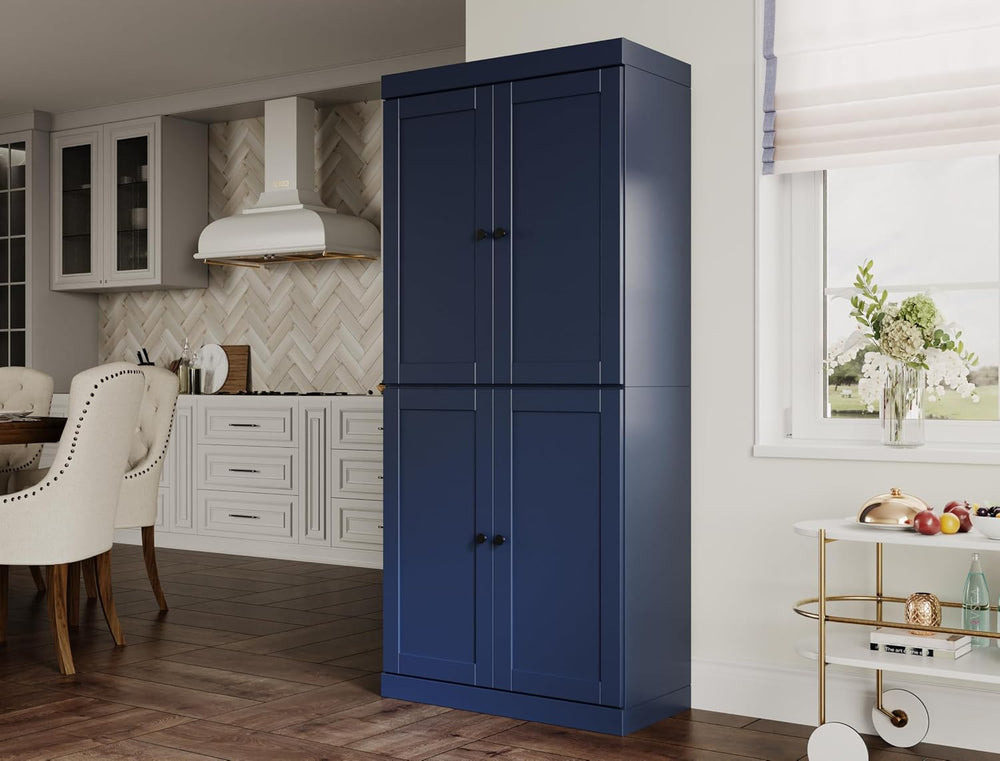 Palace Imports Solid Wood Kitchen Pantry Cabinet - 71.5" Tall x 32"...