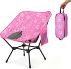Kids Camping Chair, Foldable, Flowers | Lightweight, Carry Bag, Heavy Duty, Portable, Indoor & Outdoor Use
