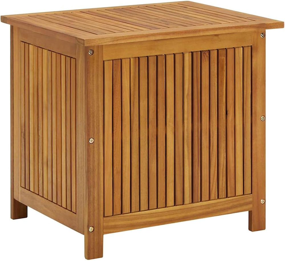 Gecheer Wooden Storage Box, Garden Storage Bench with Water-Resistant Bag, 60...
