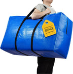 57 Gallon Extra Large Storage Bags, XXL Jumbo Large Moving Bags Heavy Duty, Storage Totes Moving Boxes Supplies for College, Foldable Duffle Bag for Travel, Christmas Tree Bag, 42x23x13.5inch - 4PACK