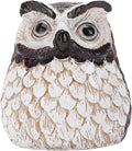 Faux Owl House Decorative Spare Key Hider, Key Hider Resin Weather Water Proof Things Hiding Holder Safe Storage Box Aesthetic Owl Lawn Ornament for Indoor Garden Yard Patio
