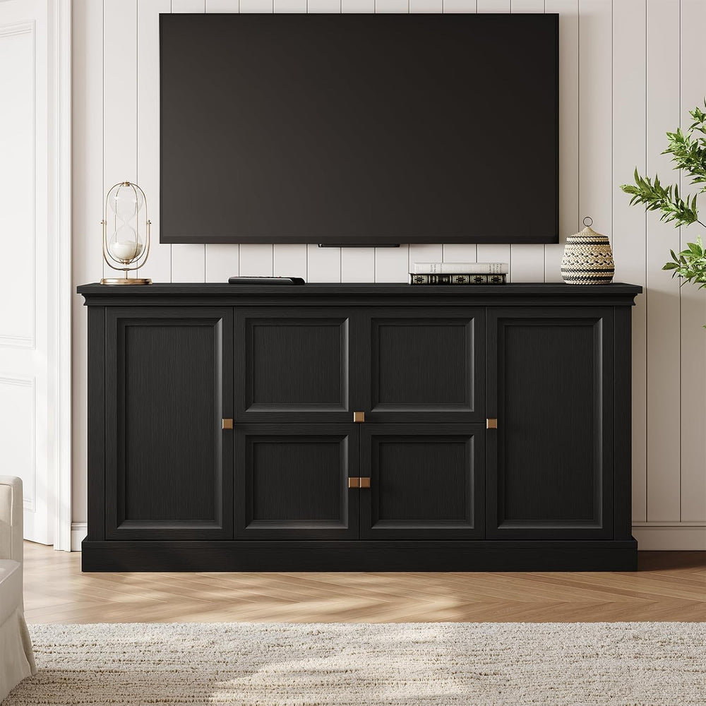 ONBRILL 63" Large Buffet Cabinet with Storage, Farmhouse Sideboard Cabin...