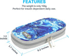 YOUSHARES Insulin Cooler Travel Case - Portable Refrigerated Medicine Case for Insulin Pen, Medication and Diabetic Supplies with 2 TSA Approved Ice Pack