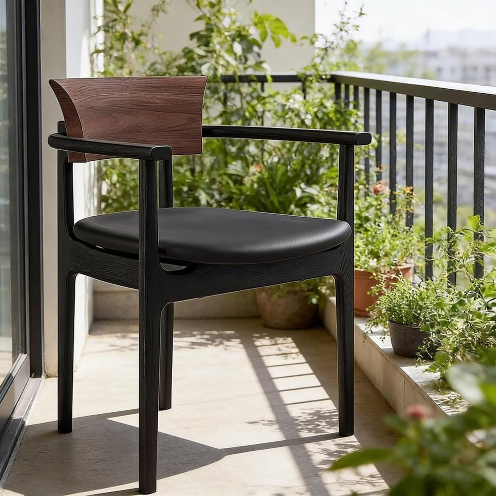 Etlegor Modern Leather Dining Chairs, Mid-Century Minimalist Breakfast Chairs...