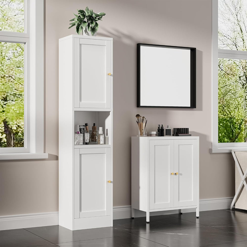 Bevivog Slim Kitchen Pantry Cabinet for Small Space, 67" Tall Narrow Sto...