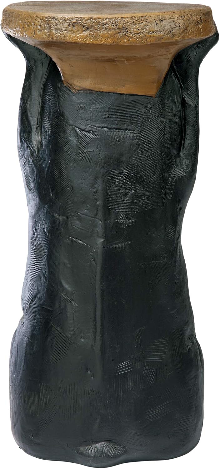 Design Toscano Black Forest Bear Pedestal Table Rustic Cabin Decor, 24 Inch T...