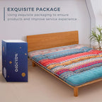 MAXYOYO Japanese Floor Mattress Futon Mattress, 4" Thicken Tatami Mat Sleeping Pad Foldable Roll Up Mat Boys Girls Dormitory Pad Kids Floor Lounger Pillow Bed, Charcoal Grey, Queen Size