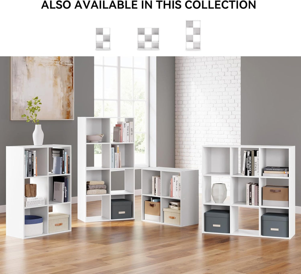 Signature Design by Ashley Onita Contemporary 4 Cube Organizer for Storage, F...