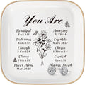 Christian Jewelry Dish Gifts for Women,Personalized Confirmation Jewelry Tray Gifts for Teen Girls，Baptism Gifts for Girl with Bible Verse for Birthdays Christmas (You Are)