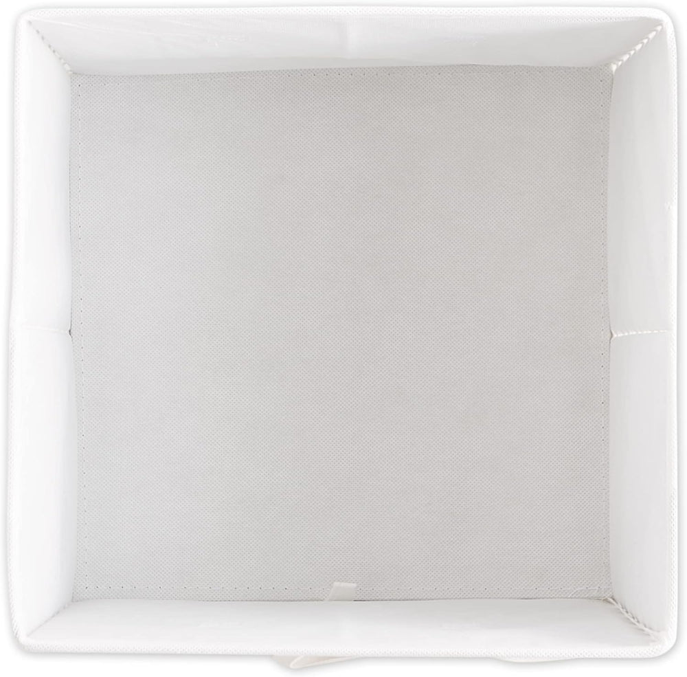 DII Non Woven Polyester Storage Bin, 11x11x5.5-inch, Starburst Gray, 2 Piece ...