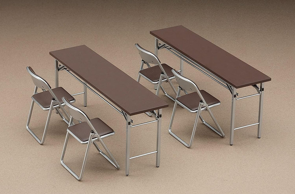 Hasegawa FA02 1/12 Figure Accessory Series Club Desk and Chair Plastic Model