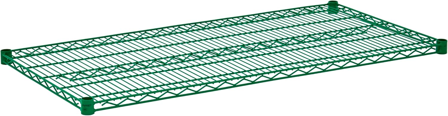 CenPro 18" x 54" Green Epoxy Finish Metal NSF Wire Shelf for Shelving Units and Storage