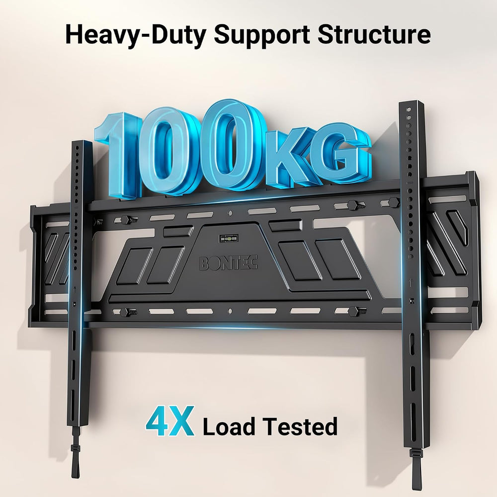 BONTEC Heavy Duty Fixed TV Wall Mount, 43-100 Inch TVs, Max VESA 800x600mm | ...