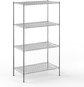 24" Deep x 42" Wide x 74" Height Wire Shelving Kit | 4-Tier | NSF Commercial Storage Rack Unit
