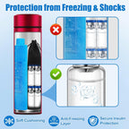 Insulin Travel Case TSA Approved – Durable Diabetic Injection Travel Case for 2-3 Pens – Medication Cooler for Travel with Reusable Gel Ice Pack for Diabetes Supplies (Red)
