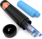 DISONCARE 60H 4 Pen Insulin cooler travel case Temp Display Medication Cooler For Medicine Travel TSA Approved Ice Pack Diabetic Medical Cooler Diabetes Bag EpiPen with QR Medical Tag
