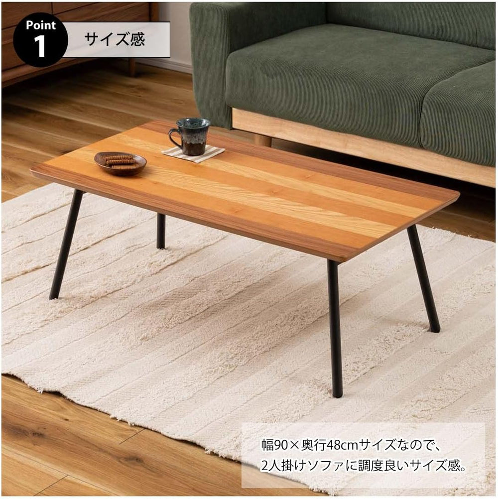 AZUMAYA Folding Coffee and Working Center Table END-351