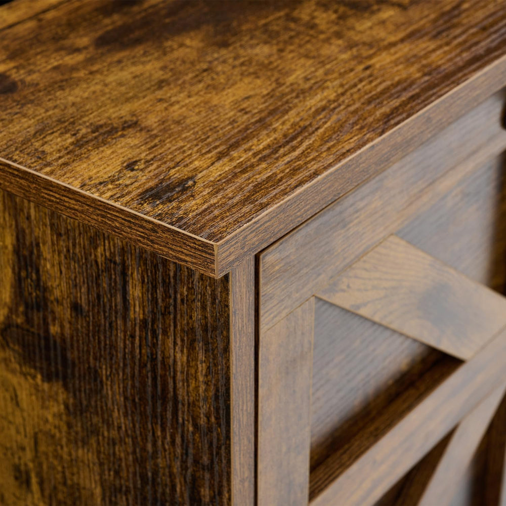 Shoe Cabinet with 3 Flip Drawers, Farmhouse Shoe Storage for Entryway, Wooden...