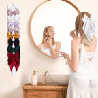3 PCS Bow Holder for Girls Hair Bows, Ribbon Hair Clip Oraganizer Hair Barrettes Storage for Women,Wall Hanging Alligator Clip Hair Accessories Organizer Bedroom College Dorm Decor (White)