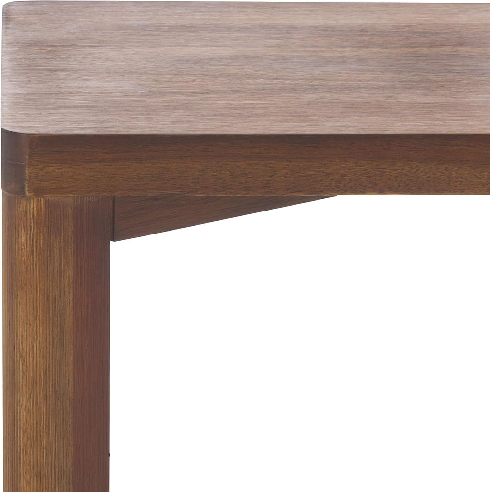 SAFAVIEH Home Collection - Akai Accent Table, Walnut Brown Side Table with Cr...