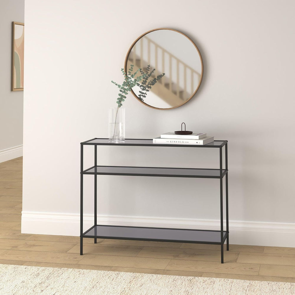 WENKO Industrial Console Table Maximum Load 10 kg Black