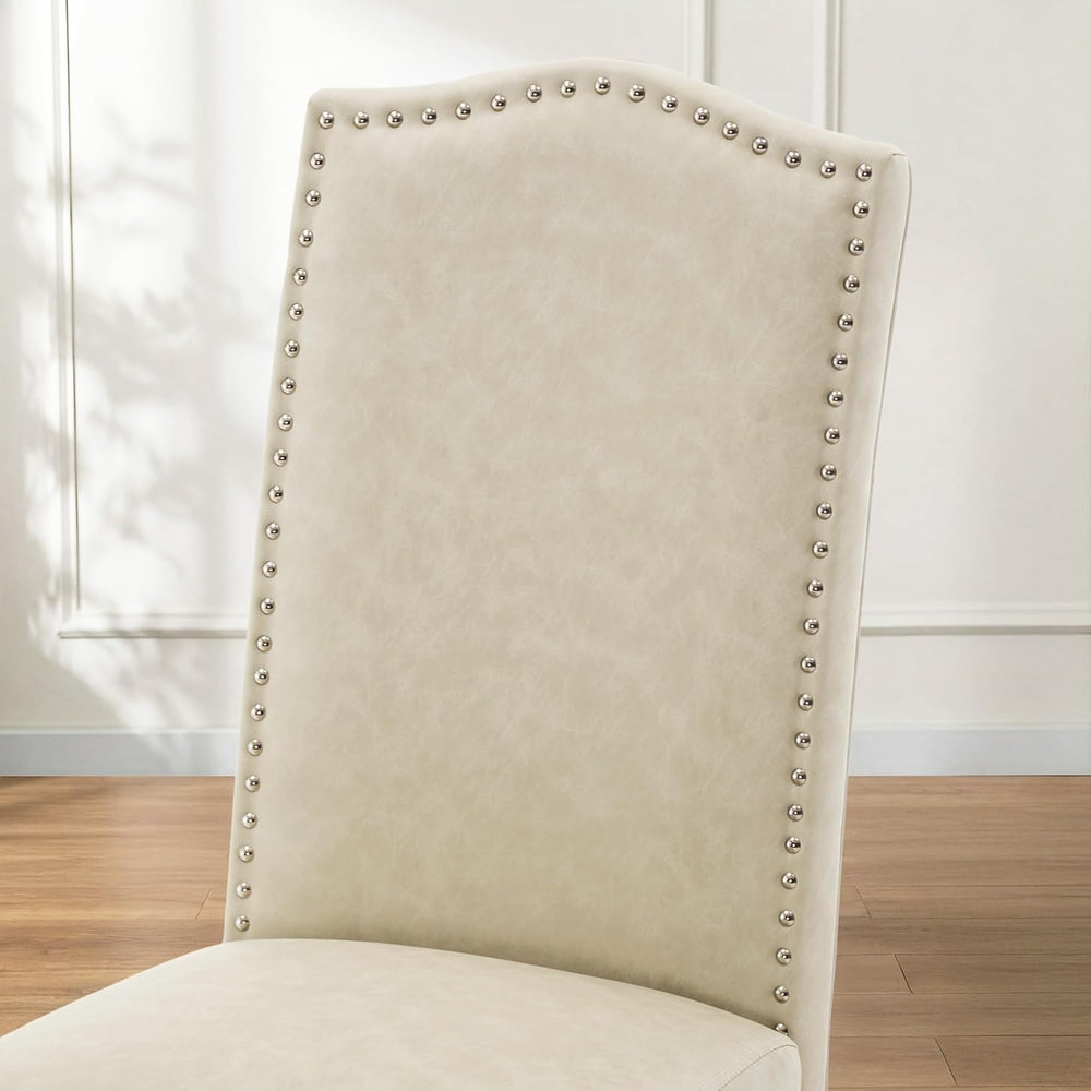 Upholstered Dining Chair Modern Parsons Stylish Kitchen Diner Set of 6