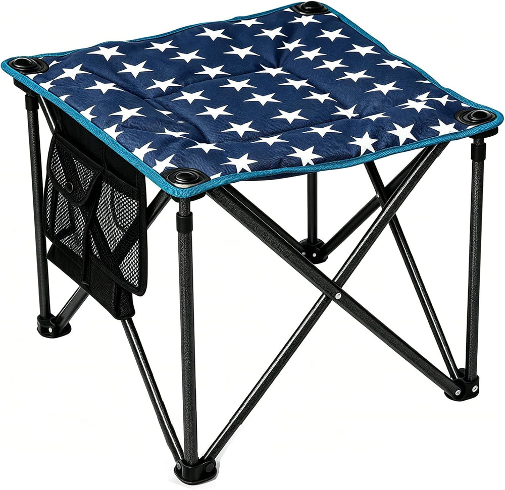 Folding Camping Stool 15.76" H Portable Stool Portable Seat for Adults F...
