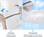 6 Pcs Laundry Bag, 12“x16”Mesh Laundry Bags for Delicates, Garment Gag for Washing Machine, for Daily Organization Travel Packing Wvzedm