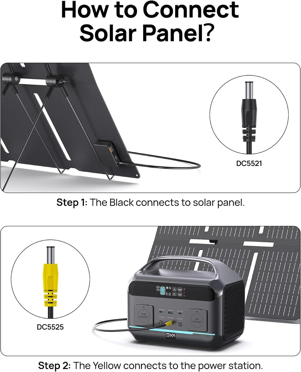 DaranEner 600W 576Wh Portable Power Station with 100W Foldable Solar Panel, P...