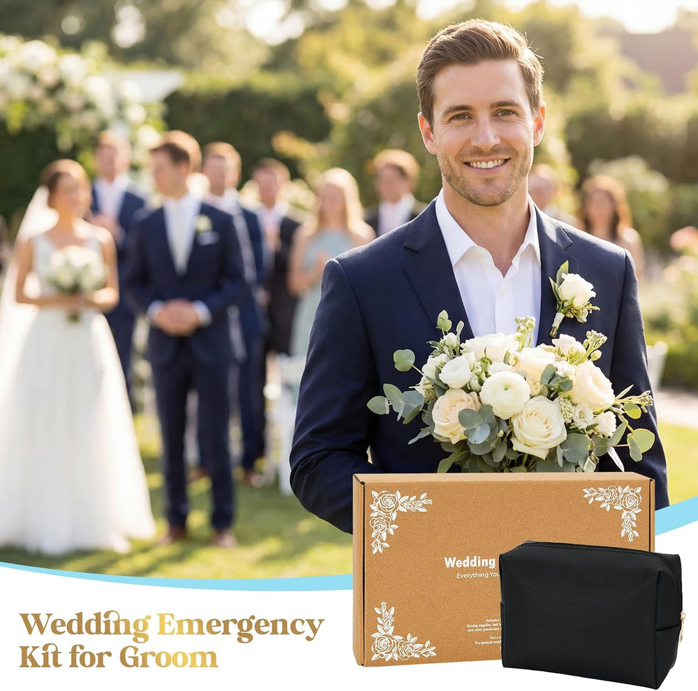 Groom Wedding Emergency Kit, Groom Wedding Survival Set for Men