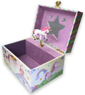 BinkeGG Play [ Twinkle Twinkle Little Star ] (60 Tunes Option) Children Jewelry Box Unicorn Jewelry Music Box for Girls Jewelry Storage Box with Sankyo Musical Box Mechanism