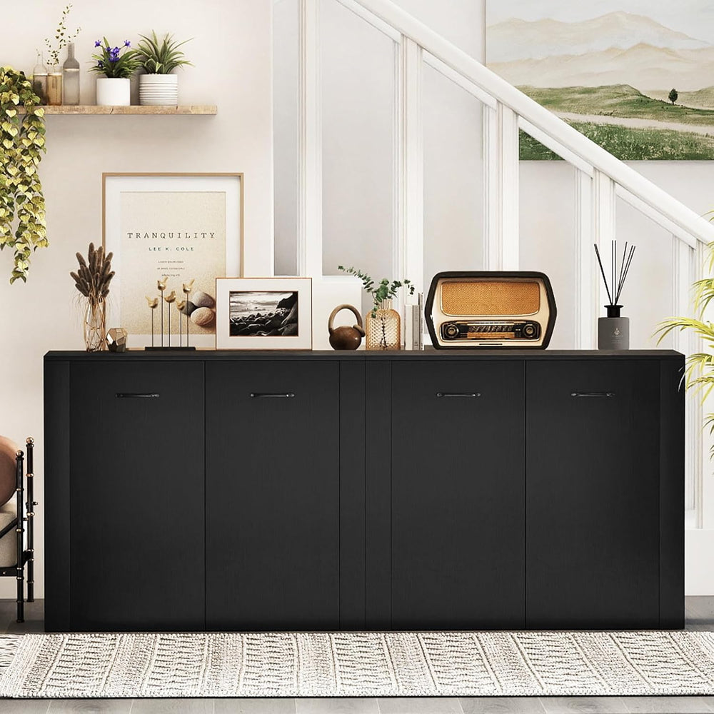 Giantex 38-Inches Storage Cabinet, Sideboard with 2 Doors and 4 Cubic Shelves...