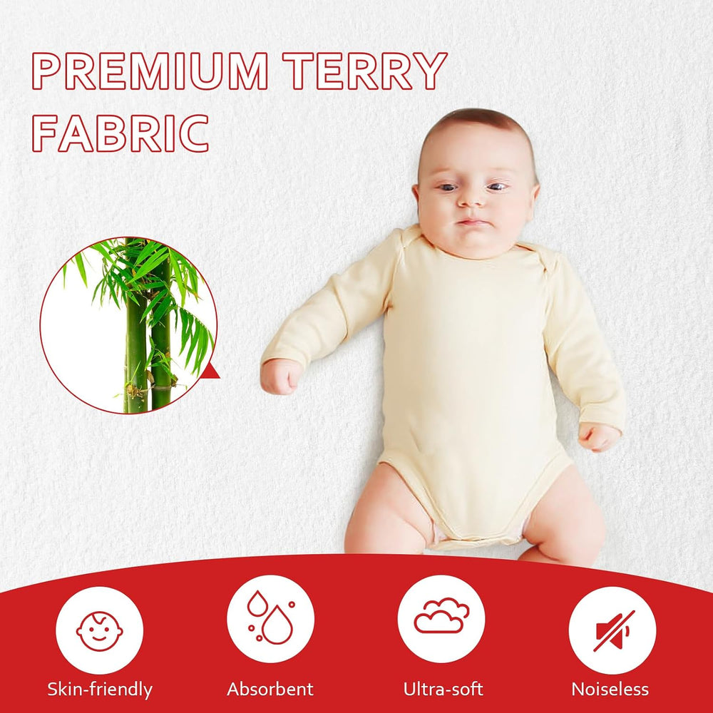 Pack and Play Sheets & Waterproof Terry Pack N Play Mattress Protector